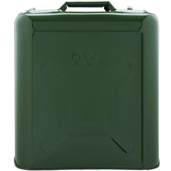 Каністра паливна вертикальна 60л метал 0.8мм 6.5кг