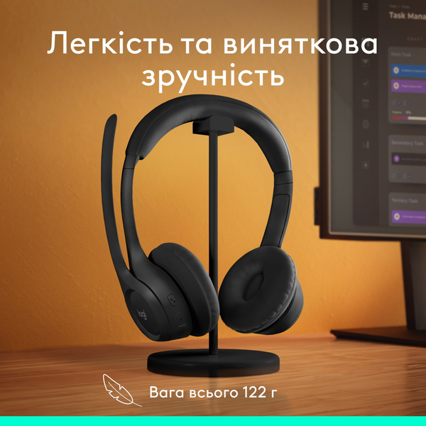Наушники Logitech Zone 300 Wireless Black (981-001407)