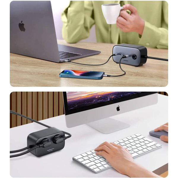 Зарядний пристрій 4xUSB 100W Nexode Pro (3хUSB-C+USB-A) CD270 Ugreen