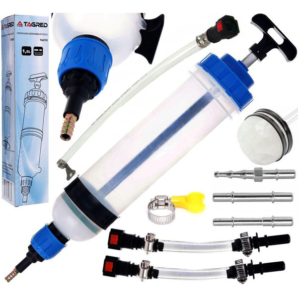 Ручний аспіратор для відкачування рідин з адаптерами TAGRED TA4153