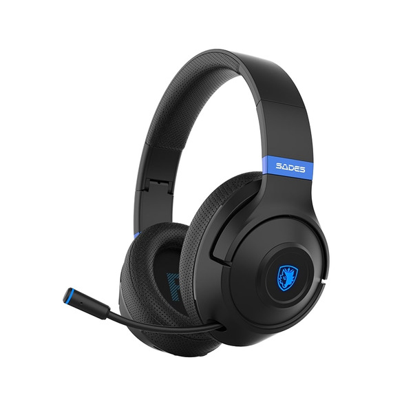 Наушники Sades SA-205 Whisper Black/Blue (sa205bkb)