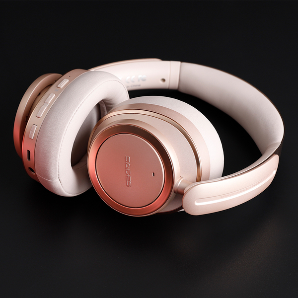 Навушники Sades SA-208 Builder Golden/Pink (sa208gp)