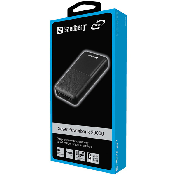 Зовнішній акумулятор (Power Bank) Sandberg Saver 20000mAh Black (320-42)