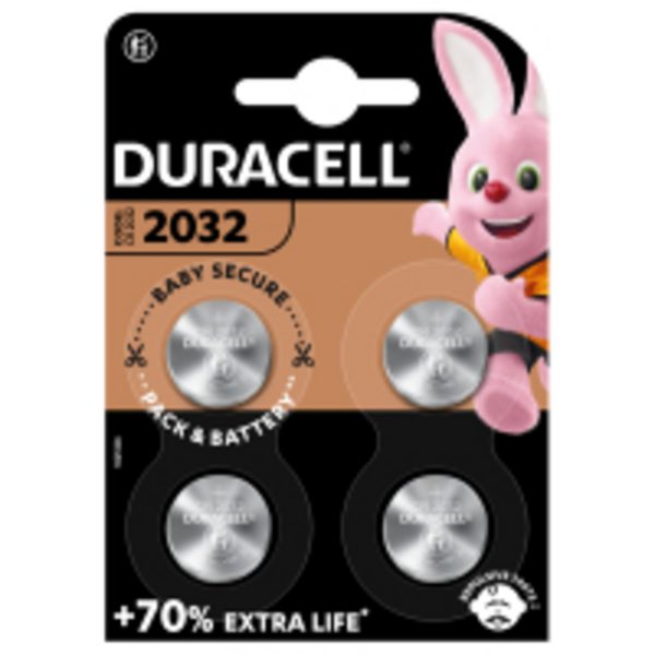 Батарейка Duracell DL2032 DSN уп. 4шт.