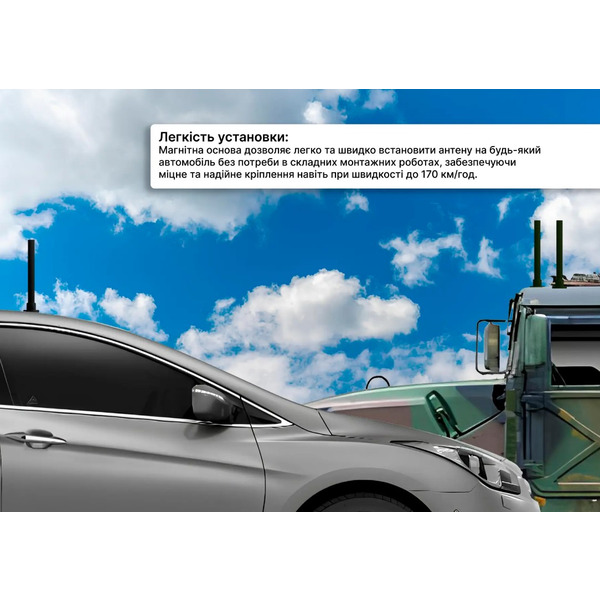 Автомобільна антена Mobile Guard 4G LTE 10 dBi