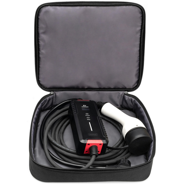 Пристрій зарядний DIGITUS EV Single Phase, 3.7kW, Schuko to Type 2 (DK-1P16-A-050-BL)