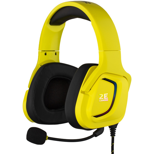 Гарнитура 2E Gaming HG340 RGB 7.1 Yellow (2E-HG340YW-7.1)