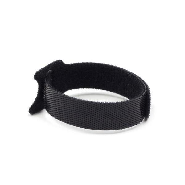 Стяжка-липучка Cablexpert VT-210x12 мм, черный цвет, 100 шт. в пакете