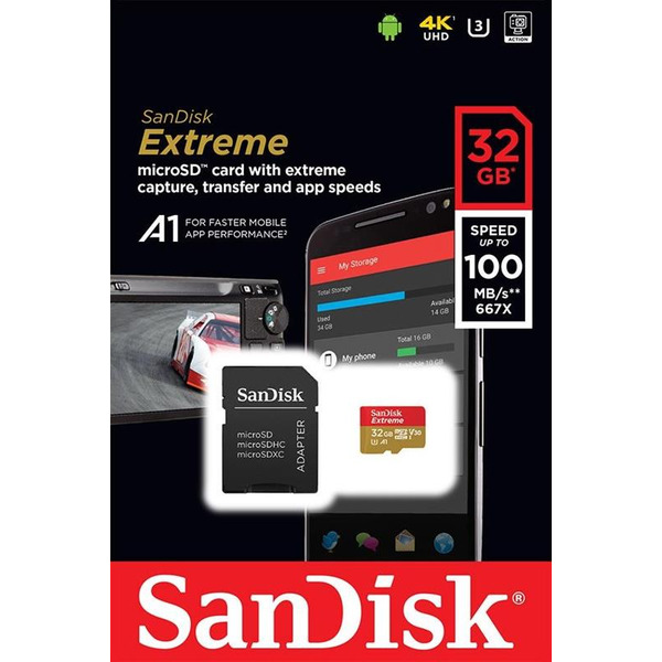 Карта пам`ятi SanDisk Extreme SDSQXAF-032G-GN6MA