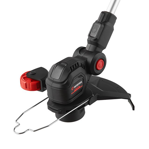 Тример акумуляторний 20 В, 7500 об/хв, діаметр обертання волосіні 300 мм, котушка, без ЗП та АКБ, STORM INTERTOOL WT-9112