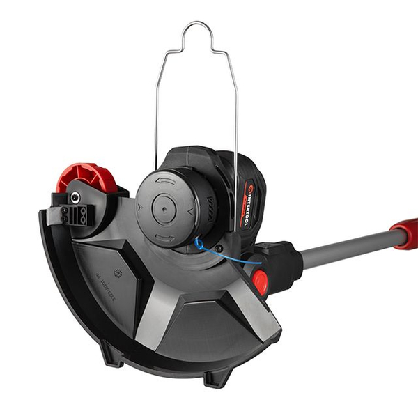 Тример акумуляторний 20 В, 7500 об/хв, діаметр обертання волосіні 300 мм, котушка, без ЗП та АКБ, STORM INTERTOOL WT-9112