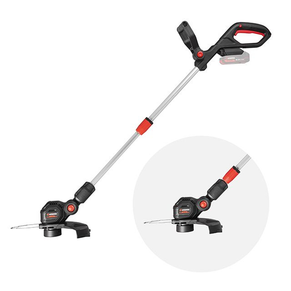 Тример акумуляторний 20 В, 7500 об/хв, діаметр обертання волосіні 300 мм, котушка, без ЗП та АКБ, STORM INTERTOOL WT-9112