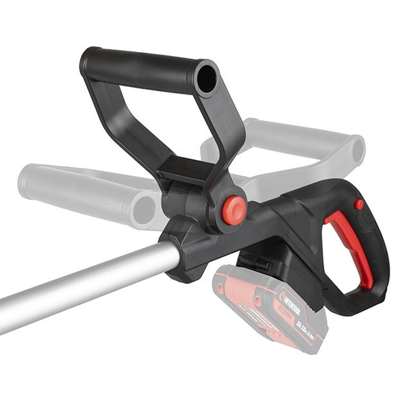 Тример акумуляторний 20 В, 7500 об/хв, діаметр обертання волосіні 300 мм, котушка, без ЗП та АКБ, STORM INTERTOOL WT-9112