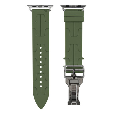 Ремешок для Apple Watch 38/40/41 mm Hermes Pine Needle Green