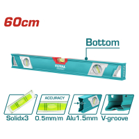 Рівень TOTAL TMT26086 600 мм, 3 вічка