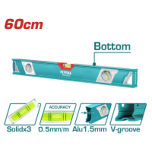 Рівень TOTAL TMT26086 600 мм, 3 вічка