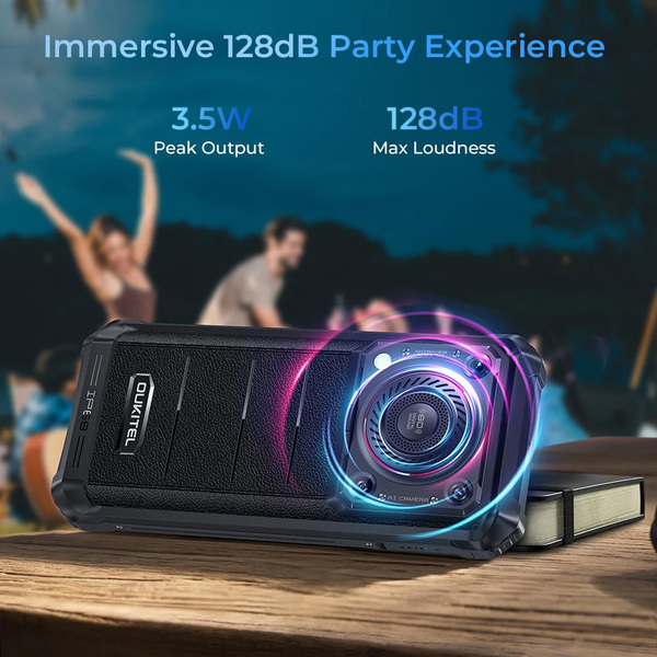 Смартфон Oukitel WP36 4G 6.52 HD+ /8GB+128GB/ MT8788 /10600mAh /13+5Мп/ IP69K /NFC Black