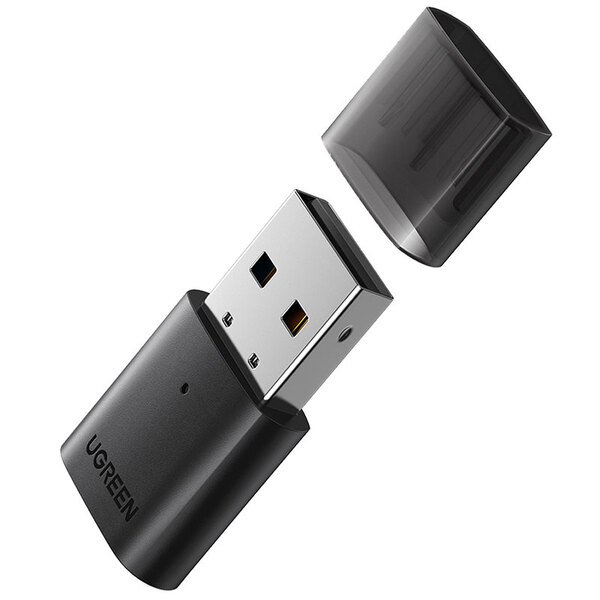 Адаптер Bluetooth 5.0 USB  RTL8761BUV CM390 UGREEN Black