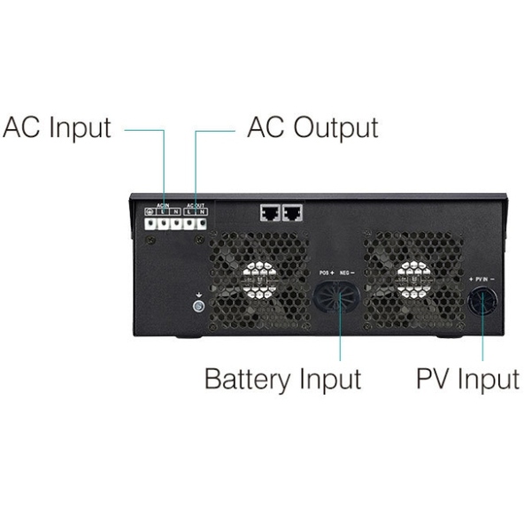 Инвертор Marsriva OFF-G 3KW 230V RS232/RS485 CE PF1 VOL VM II PREMIUM 3KW-24V, включая wifi