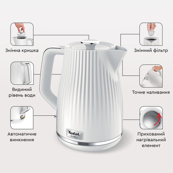 Електрочайник Tefal KO250130 Loft