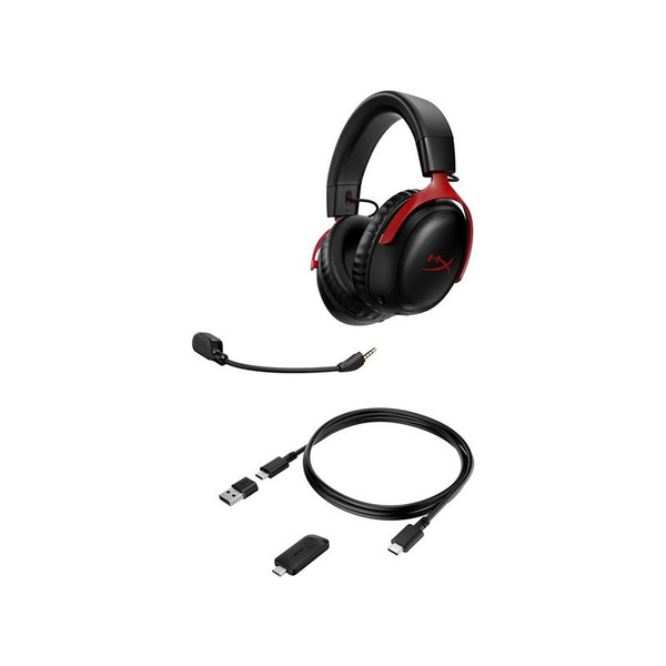 Навушники HyperX Cloud III Wireless Black/Red (77Z46AA)