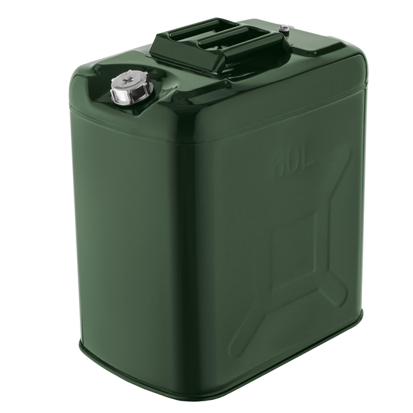 Каністра паливна вертикальна 60л метал, зелений (2E-JCM60S)