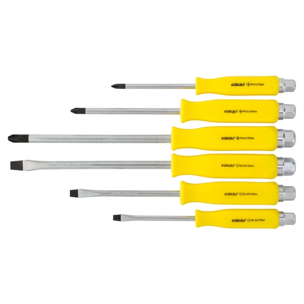 Набір викруток ударних під ключ 6шт CrV SIGMA (4001141)