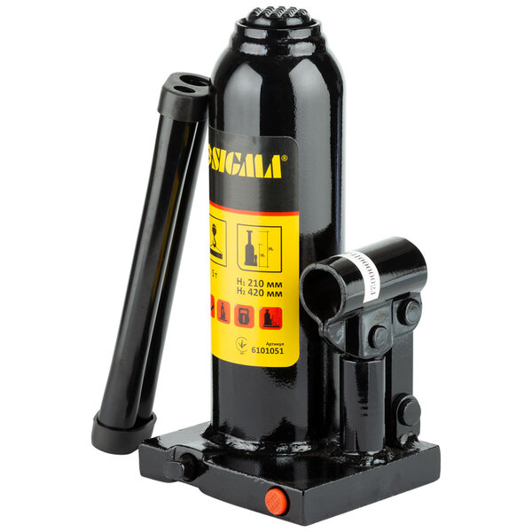 Гидравлический домкрат SIGMA 5т H 210-420мм (6101051)