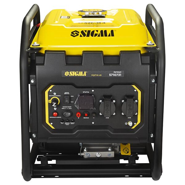 Генератор инверторный бензиновый SIGMA 3.0/3.5кВт 12л 4-х тактный ручной запуск (5710731)