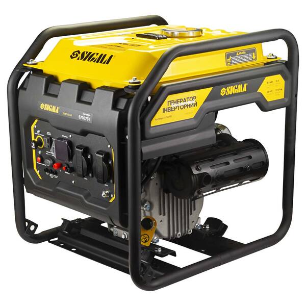 Генератор инверторный бензиновый SIGMA 3.0/3.5кВт 12л 4-х тактный ручной запуск (5710731)