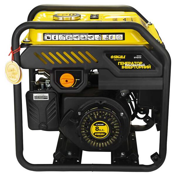 Генератор инверторный бензиновый SIGMA 3.0/3.5кВт 12л 4-х тактный ручной запуск (5710731)