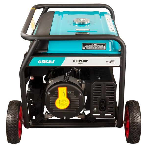 Бензиновый генератор 220В 8.5/9.0кВт 4-х тактный электрозапуск SIGMA (5710571)