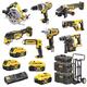 Набор из восьми инструментов аккумуляторных DeWALT DCK856P4