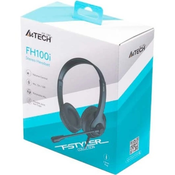Гарнитура A4Tech FH100i Stone Black
