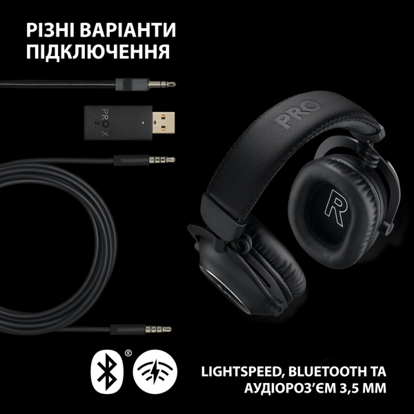 Навушники Logitech G Pro X2 Wireless LightSpeed Black (981-001263)