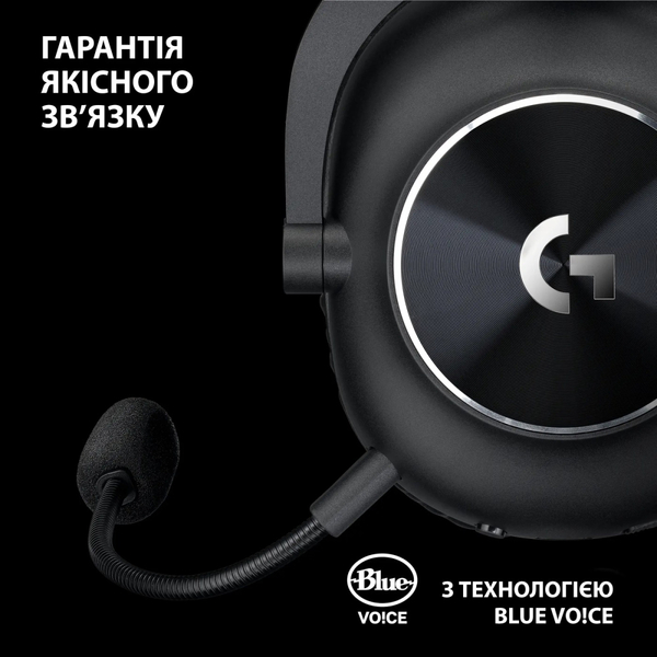 Навушники Logitech G Pro X2 Wireless LightSpeed Black (981-001263)