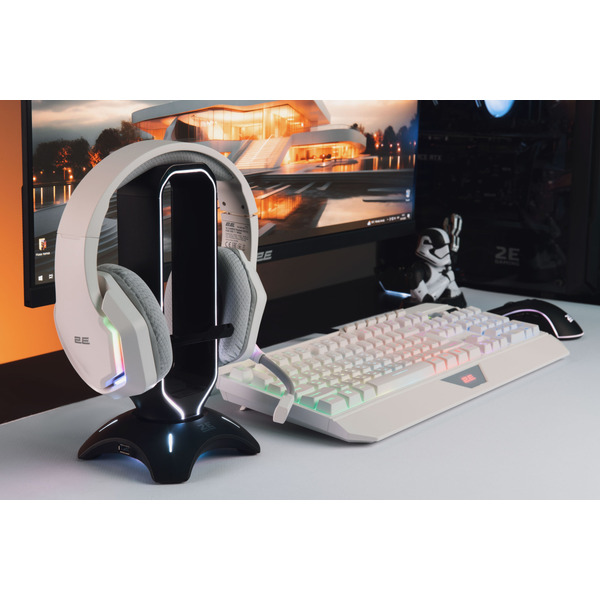 Наушники 2E Gaming HG315 RGB USB 7.1 White (2E-HG315WT-7.1)