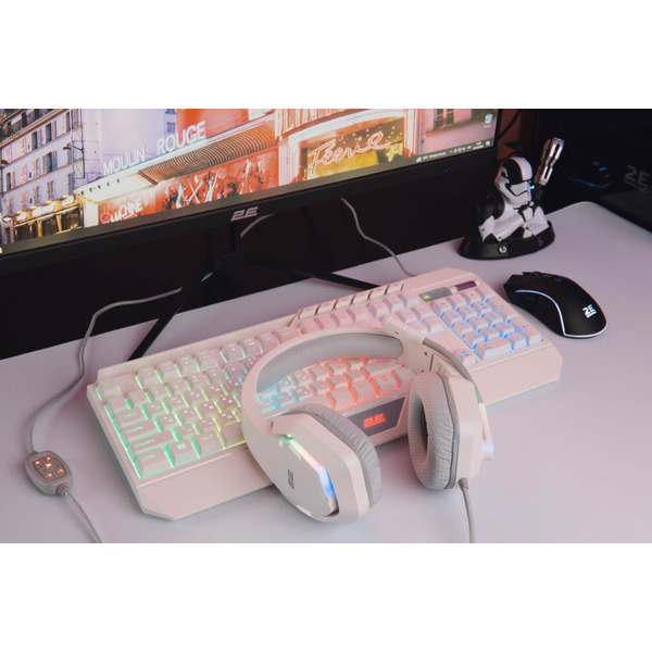 Наушники 2E Gaming HG315 RGB USB 7.1 White (2E-HG315WT-7.1)