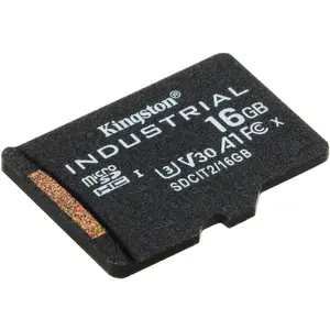 Карта памяти MicroSDHC 16GB UHS-I/U3 Class 10 Kingston Industrial + SD-adapter (SDCIT2/16GB)