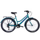 Велосипед ST 26" Discovery PRESTIGE WOMAN рама- " с багажником задн St с крылом St 2024 (синьо-зелений)