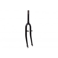 Вилка 28" жорстка ST 1-1/8" шток-220мм б/різьб. v-br чорний (черный)