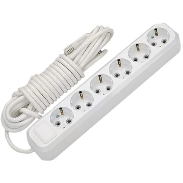 Подовжувач 6x2м з заземленням  Makel