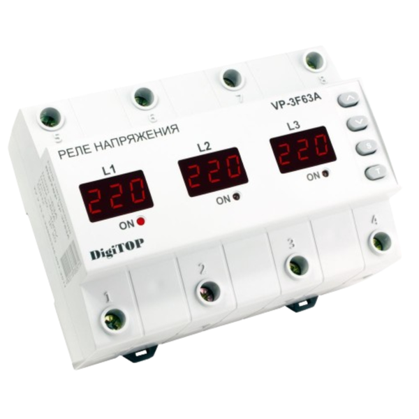 Реле напруги DigiTOP VP-3F63A M6R
