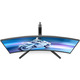 Монiтор TFT PHILIPS 34" Evnia 34M2C6500/00 QD-OLED Curved WQHD 175Hz HDMI DP USB HAS