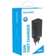 Зарядний пристрій 3xUSB 65W (2xUSB-C+USB-A) PD3.0+QC4.0 чорний Vention