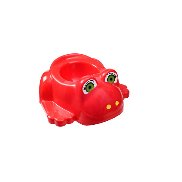 Дитячий горщик з кришкою "ЖАБКА" Червоний