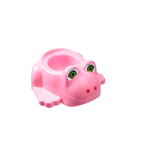 Дитячий горщик з кришкою "ЖАБКА" Рожевий