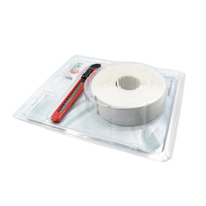 Стрічка бордюрна для ванної Master Tape 28мм*3м з ножем