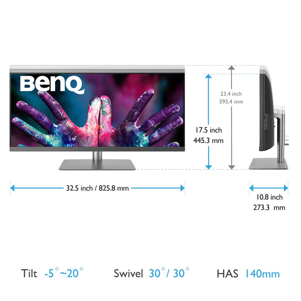 Монітор TFT 34" BenQ PD3420Q