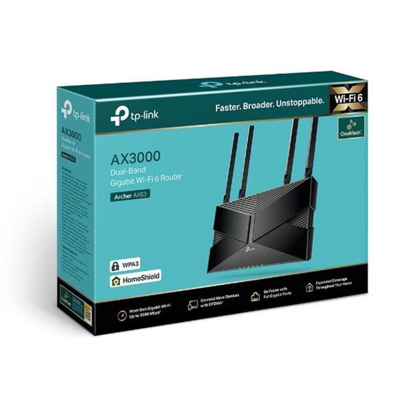 Бездротовий маршрутизатор (роутер) TP-Link Archer AX53